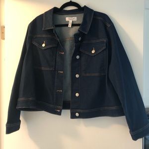 Addition Elle 3X Stretch Jean Jacket